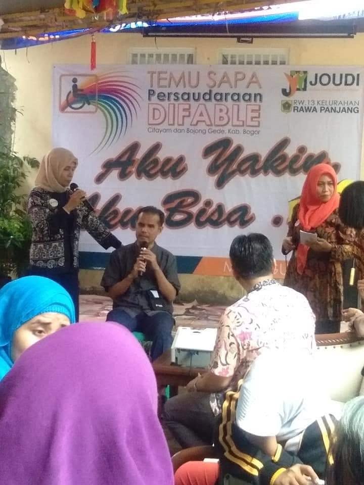 Perjalanan bersama peserta difabel
